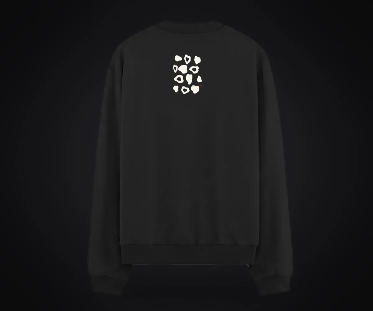 Çakıltaşı Premium Siyah Sweatshirt, ürün görünümü