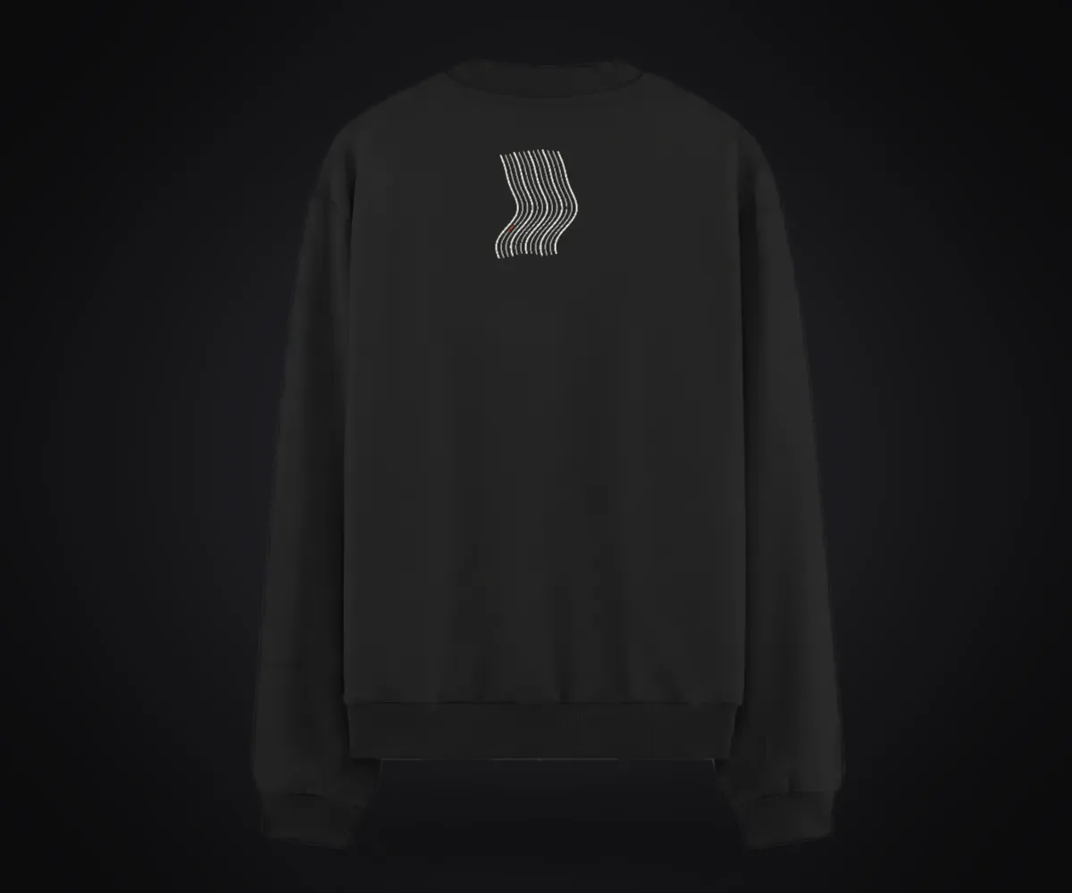 Kavis Premium Siyah Sweatshirt, ürün görünümü